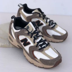 New Balance sneakers - MR530SNC dark mushroom med incense og linen