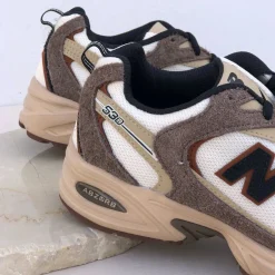 New Balance sneakers - MR530SNC dark mushroom med incense og linen