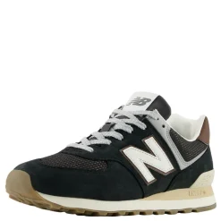New Balance sneakers - U5748SB brown with dark silver metallic