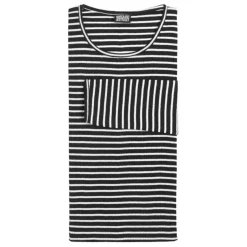 Nørgaard Paa Strøget bluse - 101 NPS Stripe black-ecru