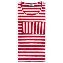 Nørgaard Paa Strøget bluse - 101 Broadway red/ecru