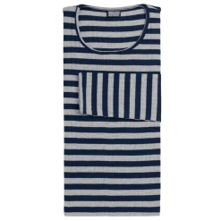 Nørgaard Paa Strøget bluse - 101 Broadway marine/grey