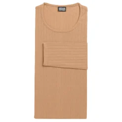 Nørgaard Paa Strøget bluse - 101 Solid Colour dark camel