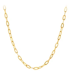 Pernille Corydon halskæde - N-719 Alba guldbelagt