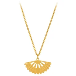 Pernille Corydon halskæde - N-495 Sphere guldbelagt