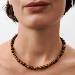 Pernille Corydon halskæde - N-322 Earth guldbelagt