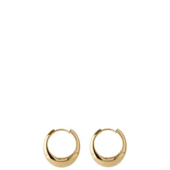 Pernille Corydon øreringe - E-401-G Globe Huggies guldbelagt