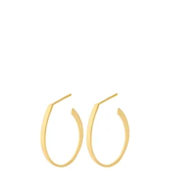 Pernille Corydon øreringe - E-109-G Berlin Creoles guldbelagt