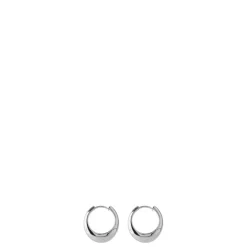 Pernille Corydon øreringe - E-401 Globe Huggies sølv