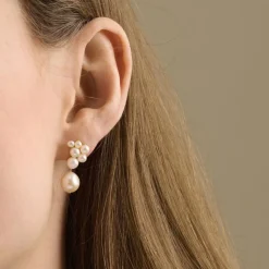 Pernille Corydon øreringe - E-445 Ocean Treasure guldbelagt