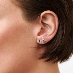 Pernille Corydon ørestikker - E-468 Twinkel sølv