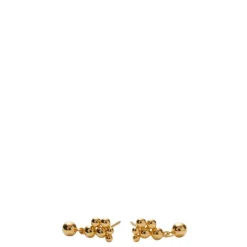 Pernille Corydon ørestikker - E-460 Pebble guldbelagt