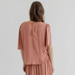 Project AJ117 bluse - Rose old rose