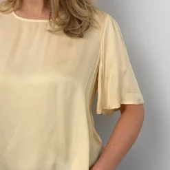 Project AJ117 bluse - Rose wheat