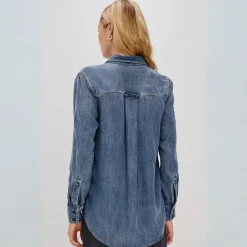 Rails skjorte - Atticus antique blue