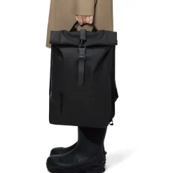 Rains rygsæk - Rolltop Rucksack W3 black