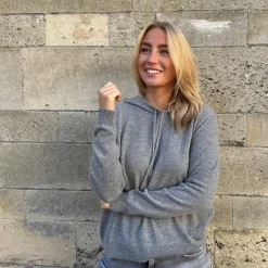 Rosas strik - L-4 Hoodie 9260 grey