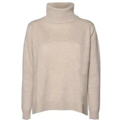 Rosas strik - L-52 Lux Roll Neck beige melange