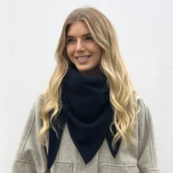 Rosas tørklæde - Triangle L-11 8106 navy