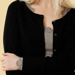 Rosemunde cardigan - 1421 010/black