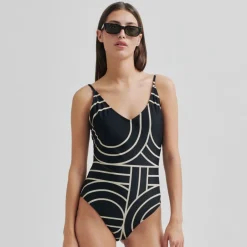 Second Female badedragt - Signature Swimsuit black