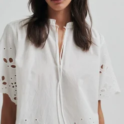 Second Female bluse - Limona white