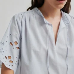 Second Female bluse - Limona gray dawn