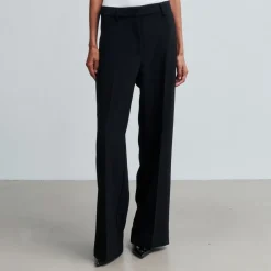 Second Female bukser - Fique Straight black