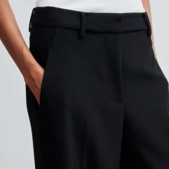 Second Female bukser - Fique Straight black