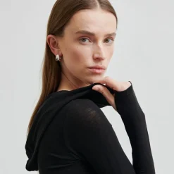 Second Female hoodie - Callas black