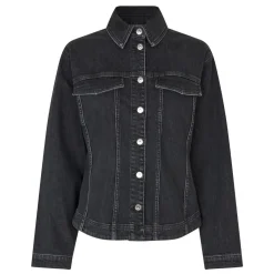 Second Female jakke - Halliot Denim black denim
