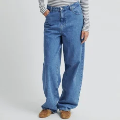 Second Female jeans - Belton Barrel Denim blue denim