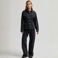 Second Female jeans - Halliot Denim black denim