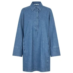 Second Female kjole - Cornelia Denim Tunic blue denim