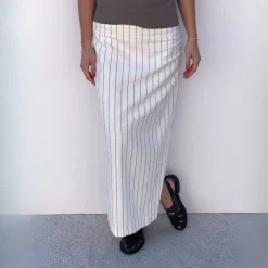 Second Female nederdel - Spigato antique white