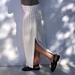 Second Female nederdel - Spigato antique white