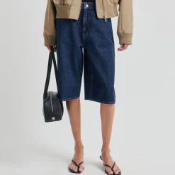 Second Female shorts - Columbo dark blue denim