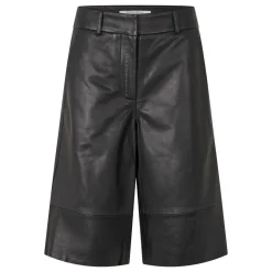 Second Female shorts - Letho Leather Long black