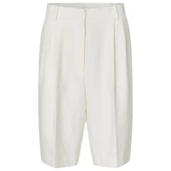 Second Female shorts - Lino white alyssum