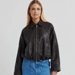 Second Female skindjakke - Vermont Leather chocolate torte