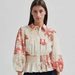 Second Female skjorte - Sirmione spiced coral