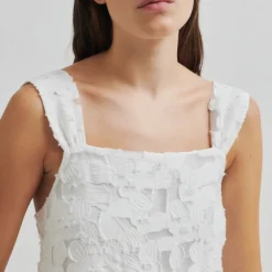 Second Female top - Agatha Strap white alyssum