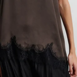 Second Female top - Lacia Contrast Strap wren/black