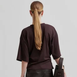 Second Female t-shirt - Missouri chocolate plum