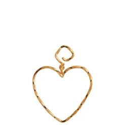 Stine A ørering - 1317 Funky Heart guldbelagt