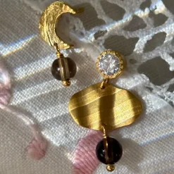 Stine A ørering - 1407 Petit Clare guldbelagt