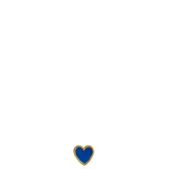 Stine A ørering - 1181 Petit Love Heart Enamel cobalt blue