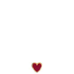 Stine A ørering - 1181 Petit Love Heart burgundy