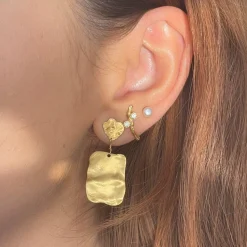 Stine A ørering - 1326 Tres Petit Pearl guldbelagt