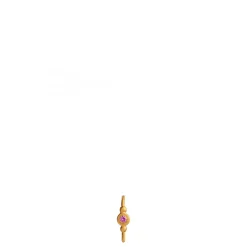 Stine A ørestik - 1005 Petit Bon-Bon Pink Zircon guldbelagt